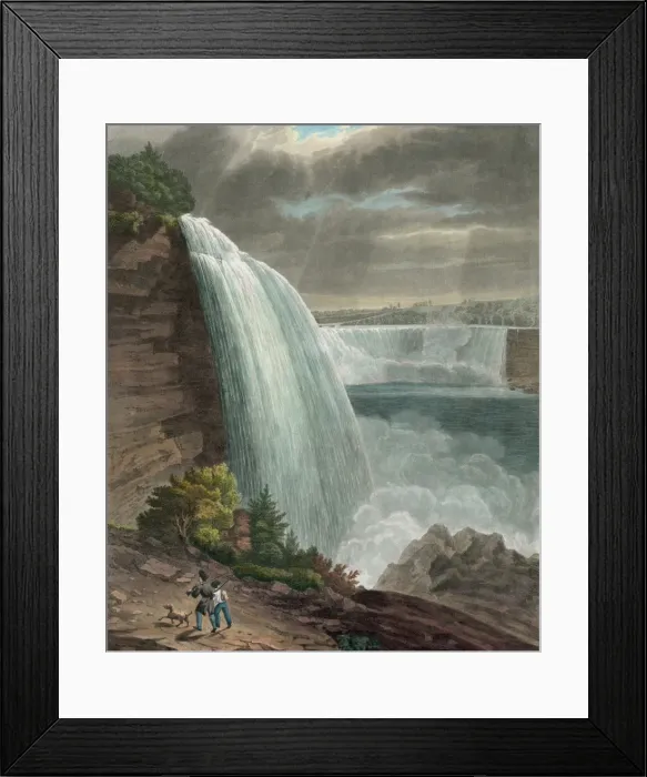 Framed Print : Niagara falls from Goat island Framed Print : Niagara falls from Goat island