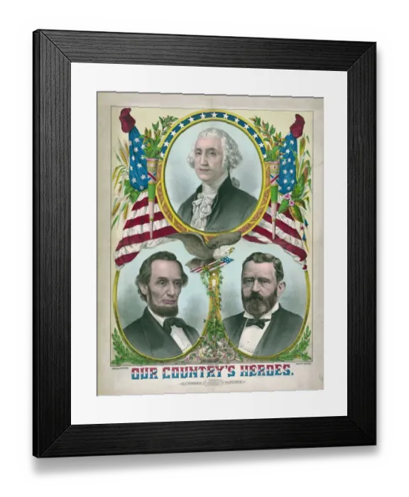 Framed Print : Our countrys heroes Framed Print : Our countrys heroes