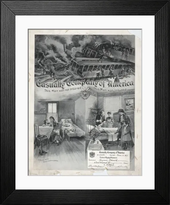 Framed Print : Casualty Company of America Framed Print : Casualty Company of America