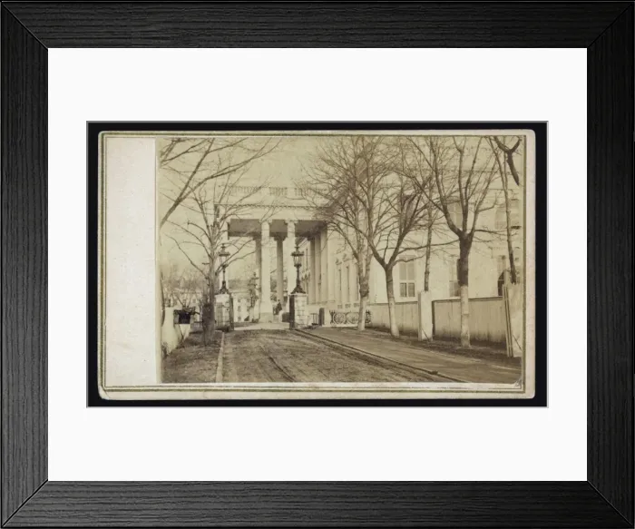 Framed Print : Northwest facade of the White House Framed Print : Northwest facade of the White House