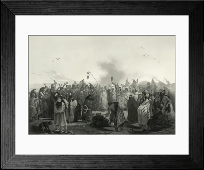 Framed Print : Scalp dance of the Moennitarris Framed Print : Scalp dance of the Moennitarris