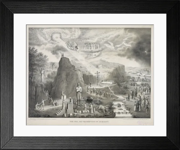 Framed Print : The fall and redemption of humanity Framed Print : The fall and redemption of humanity