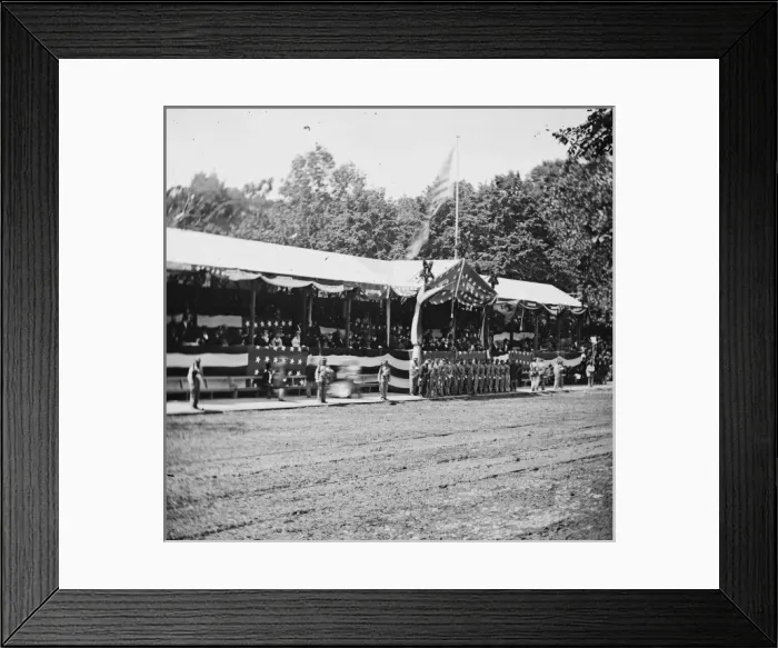 Framed Print : Washington, District of Columbia. The grand review of the Ar Framed Print : Washington, District of Columbia. The grand review of the Ar