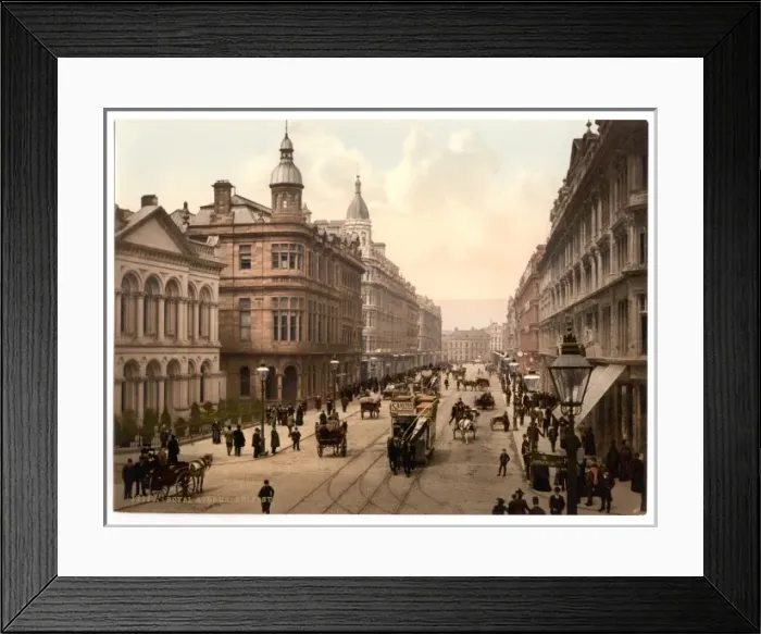 Framed Print : Royal Avenue, Belfast. County Antrim, Ireland Framed Print : Royal Avenue, Belfast. County Antrim, Ireland
