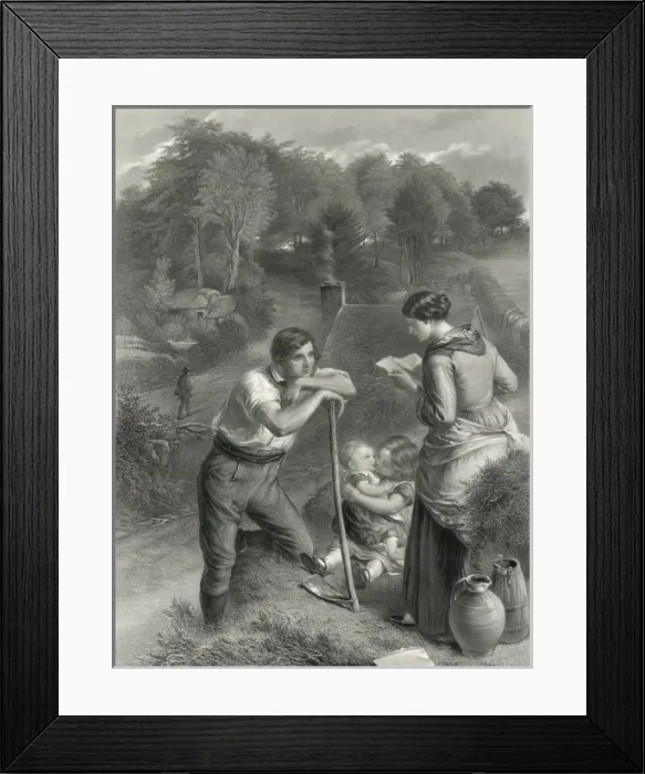 Framed Print : The emigrants letter Framed Print : The emigrants letter