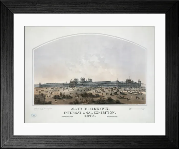 Framed Print : Main building, international exhibition Framed Print : Main building, international exhibition