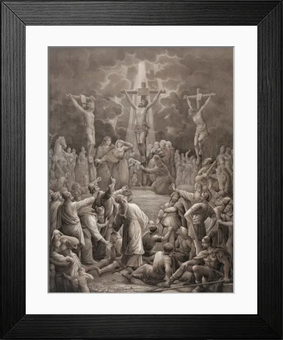 Framed Print : Crucifixion of Christ Framed Print : Crucifixion of Christ