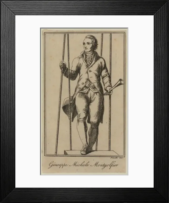 Framed Print : Giuseppe Michele Montgolfier Framed Print : Giuseppe Michele Montgolfier