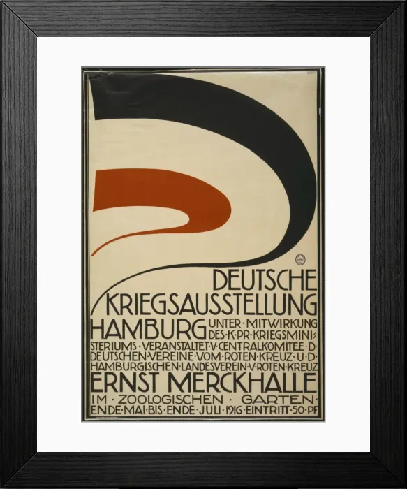 Framed Print : Deutsche Kriegsausstellung Hamburg Framed Print : Deutsche Kriegsausstellung Hamburg