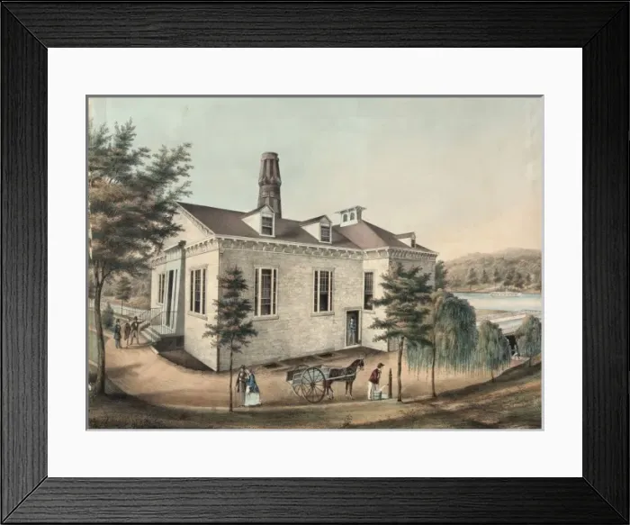 Framed Print : Northern liberties & spring garden. Water works Framed Print : Northern liberties & spring garden. Water works