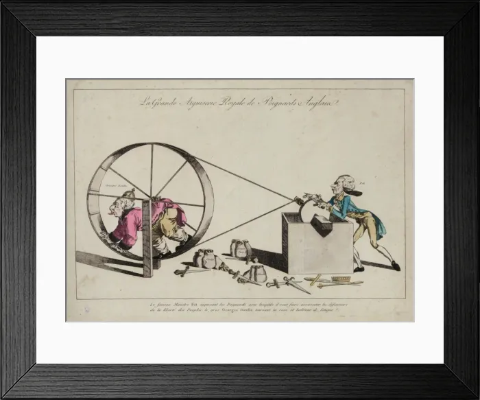 Framed Print : La grande aiguiserie royale de poignards Anglais Framed Print : La grande aiguiserie royale de poignards Anglais