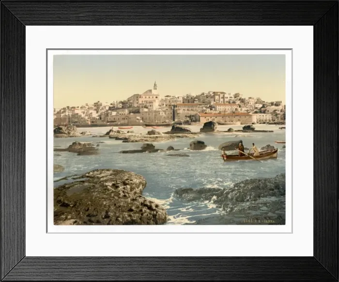 Framed Print : From the sea, Jaffa, Holy Land, (i. e. Israel)