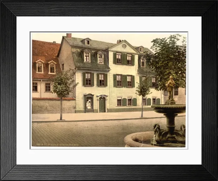 Framed Print : Schillers House, Weimar, Thuringia, Germany Framed Print : Schillers House, Weimar, Thuringia, Germany