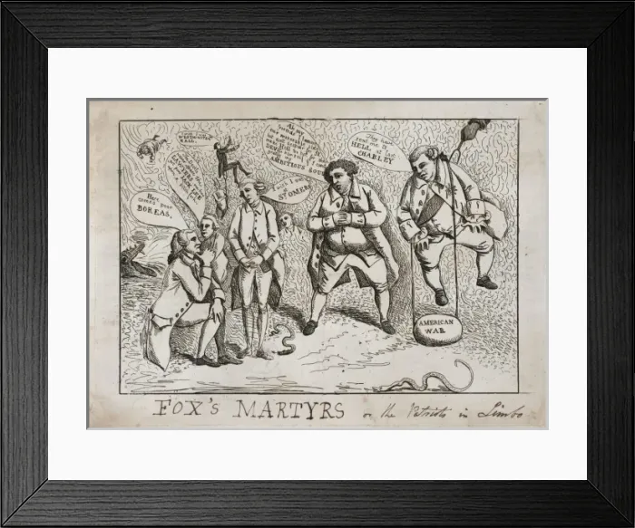 Framed Print : Foxs martyrs or The patriots in limbo Framed Print : Foxs martyrs or The patriots in limbo