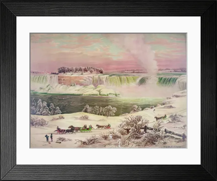 Framed Print : Winter at Niagara Framed Print : Winter at Niagara
