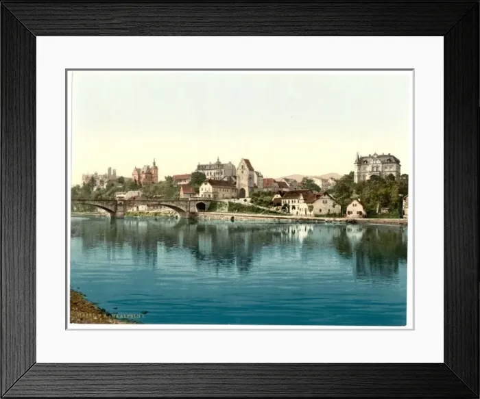 Framed Print : General view, I. Saalfeld, Thuringia, Germany Framed Print : General view, I. Saalfeld, Thuringia, Germany