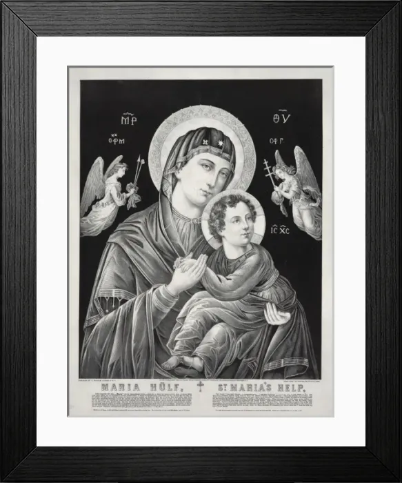 Framed Print : Maria Hulf, St. Marias help Framed Print : Maria Hulf, St. Marias help
