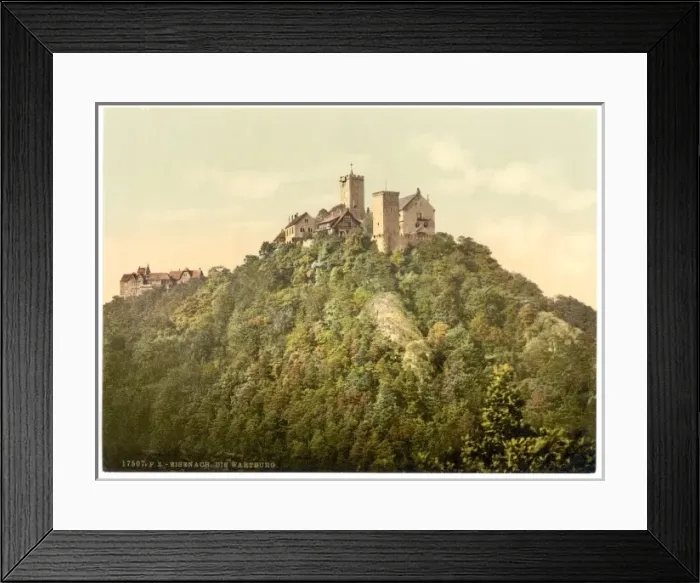 Framed Print : Southwest side, Wartburg, Thuringia, Germany Framed Print : Southwest side, Wartburg, Thuringia, Germany