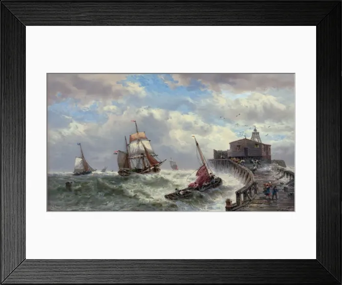 Framed Print : Pier at Calais Framed Print : Pier at Calais