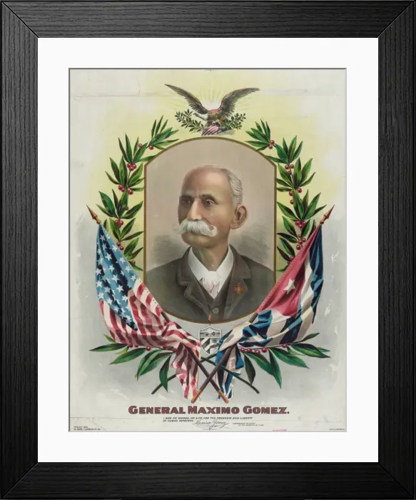 Framed Print : General Maximo Gomez Framed Print : General Maximo Gomez