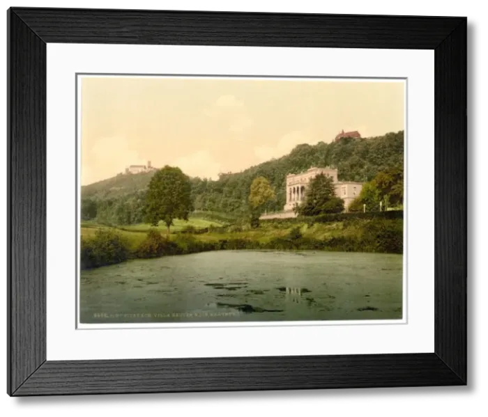 Framed Print : Wartburg and Villa Reuter, Thuringia, Germany Framed Print : Wartburg and Villa Reuter, Thuringia, Germany