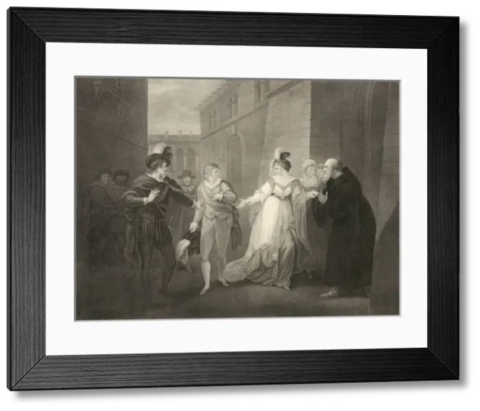 Framed Print : Shakespeare. Twelfth Night. Act V. Scene I Framed Print : Shakespeare. Twelfth Night. Act V. Scene I