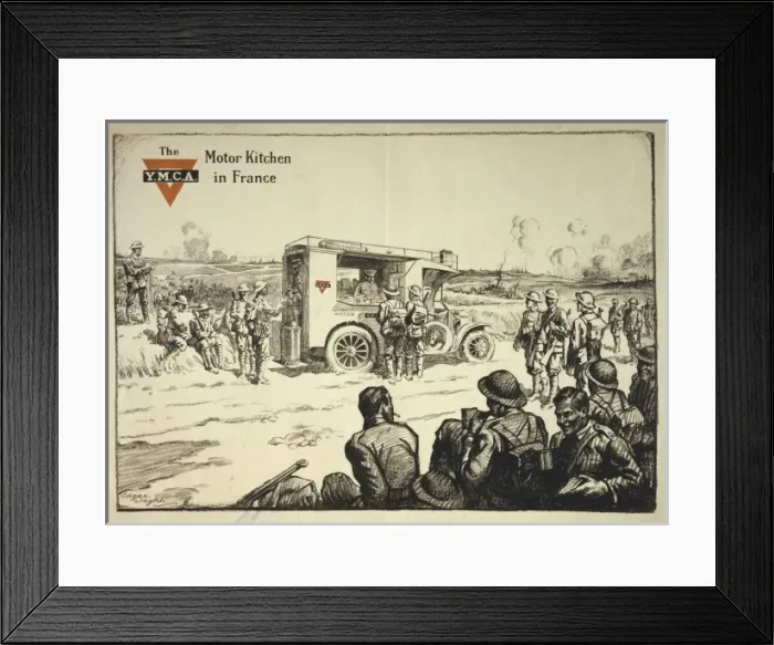 Framed Print : The YMCA motor kitchen in France Framed Print : The YMCA motor kitchen in France