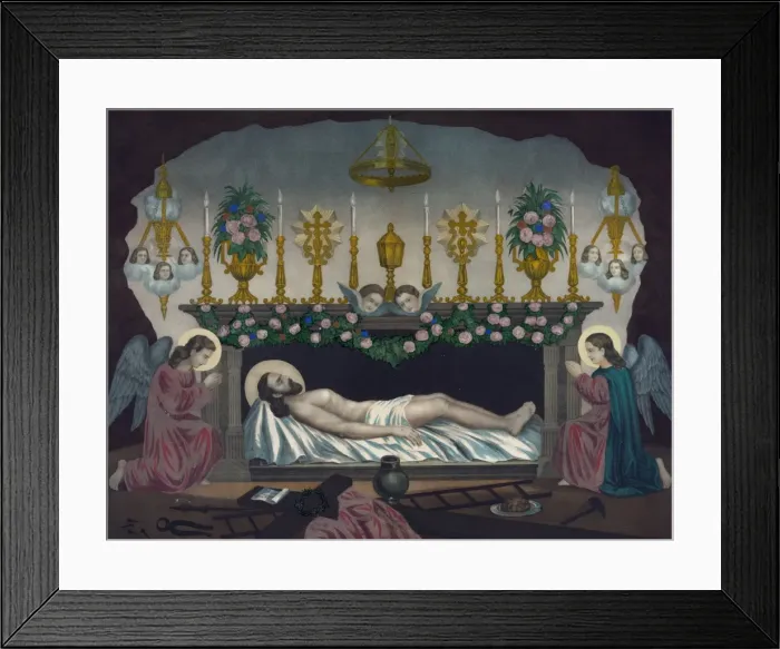 Framed Print : The interior of Christs grave Framed Print : The interior of Christs grave