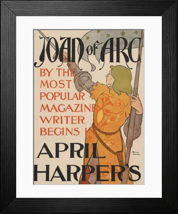 Framed Print : Joan of Arc, by the most popular magazine writer, begins in Framed Print : Joan of Arc, by the most popular magazine writer, begins in