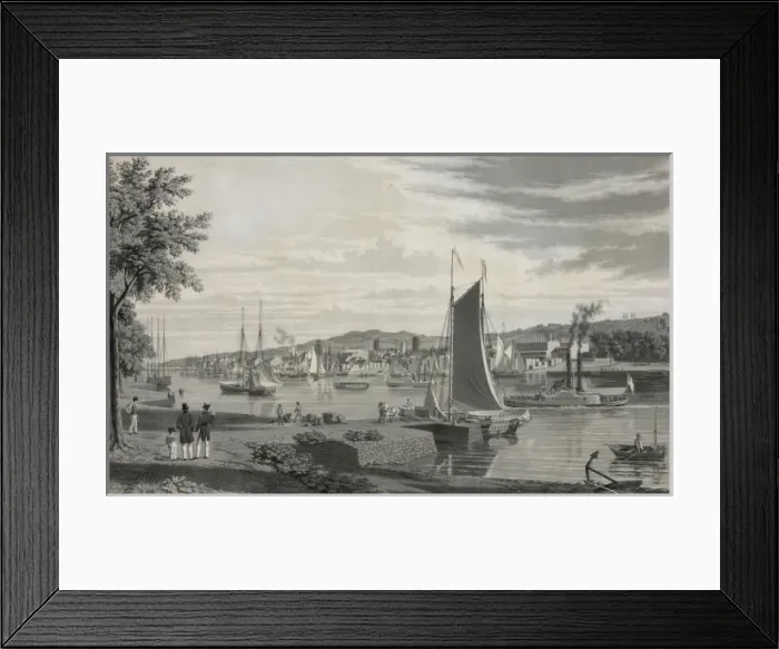 Framed Print : Troy. Date c1838 July 28 Framed Print : Troy. Date c1838 July 28
