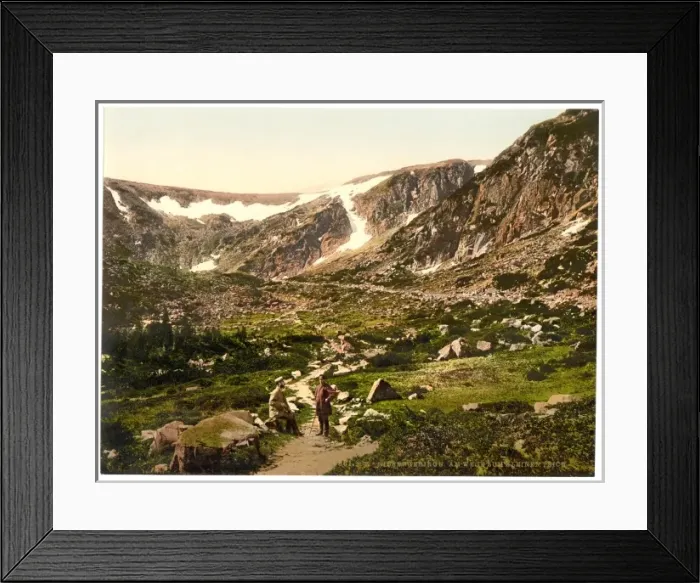 Framed Print : On the way to the Small Pond, Riesengebirge, Germany Framed Print : On the way to the Small Pond, Riesengebirge, Germany