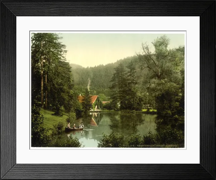 Framed Print : Christianental, Wernigerode, Hartz Mountains, Germany Framed Print : Christianental, Wernigerode, Hartz Mountains, Germany