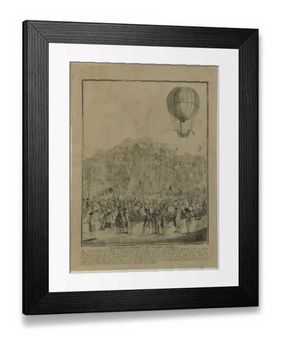 Framed Print : La plaisanterie confondue ou les intrepides voyageurs Framed Print : La plaisanterie confondue ou les intrepides voyageurs