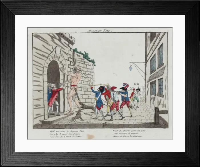 Framed Print : Monsieur veto Framed Print : Monsieur veto