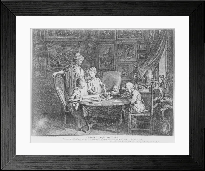 Framed Print : Cabinet d un peintre Framed Print : Cabinet d un peintre