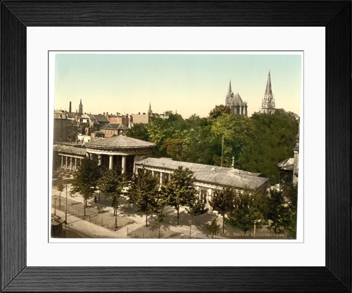 Framed Print : Elises Fountain, Aachen, the Rhine, Germany Framed Print : Elises Fountain, Aachen, the Rhine, Germany