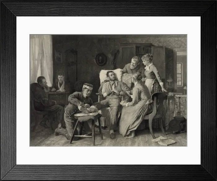 Framed Print : In the hands of the enemy after Gettysburg Framed Print : In the hands of the enemy after Gettysburg