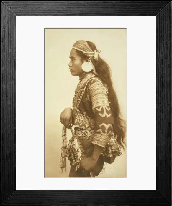 Framed Print : Bagobo chief Framed Print : Bagobo chief
