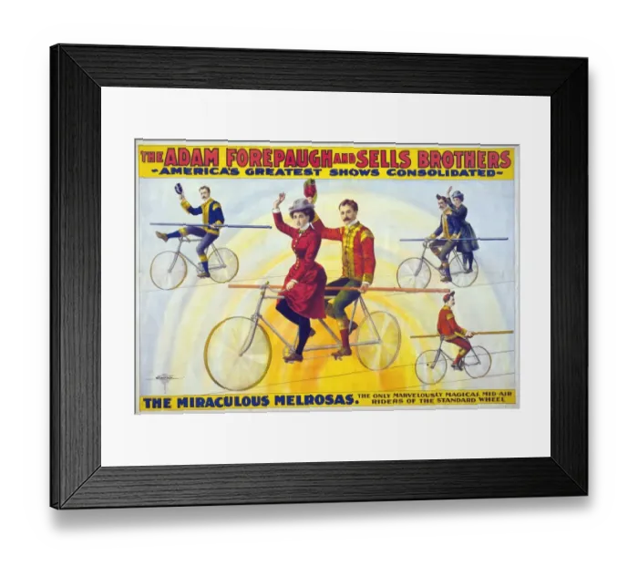 Framed Print : The Adam Forepaugh and Sells Brothers, Americas greatest sh Framed Print : The Adam Forepaugh and Sells Brothers, Americas greatest sh