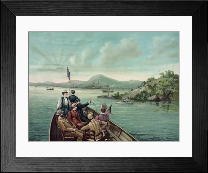 Framed Print : Scene on Lake George Framed Print : Scene on Lake George