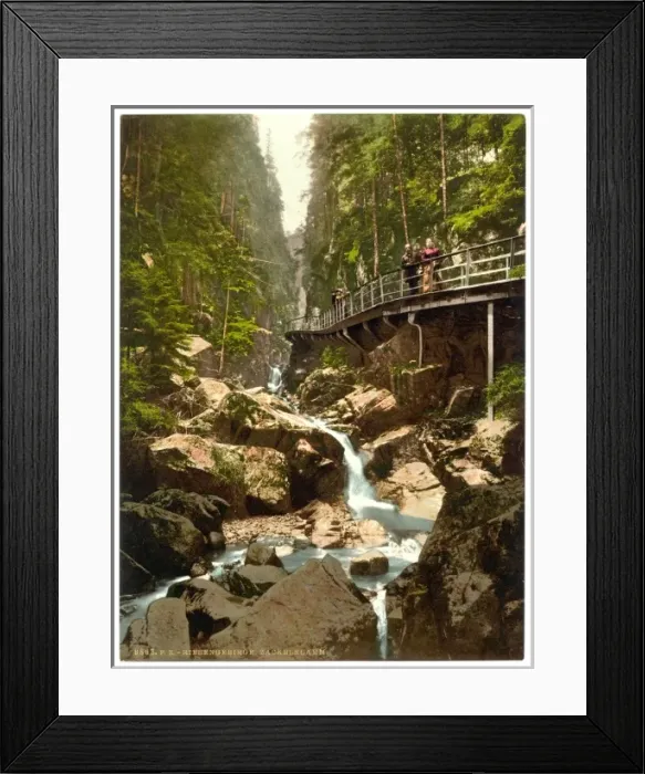 Framed Print : Zackelklamm, Riesengebirge, Germany Framed Print : Zackelklamm, Riesengebirge, Germany