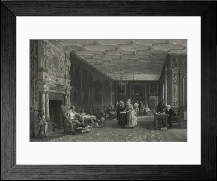 Framed Print : The rent day Framed Print : The rent day