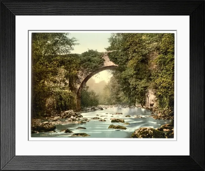 Framed Print : The Dargle Bridge. County Wicklow, Ireland Framed Print : The Dargle Bridge. County Wicklow, Ireland