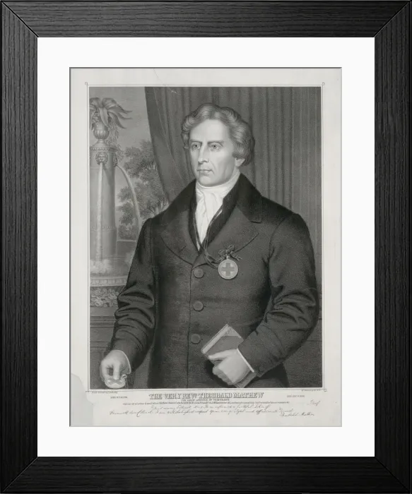 Framed Print : The very revd. Theobald Mathew Framed Print : The very revd. Theobald Mathew