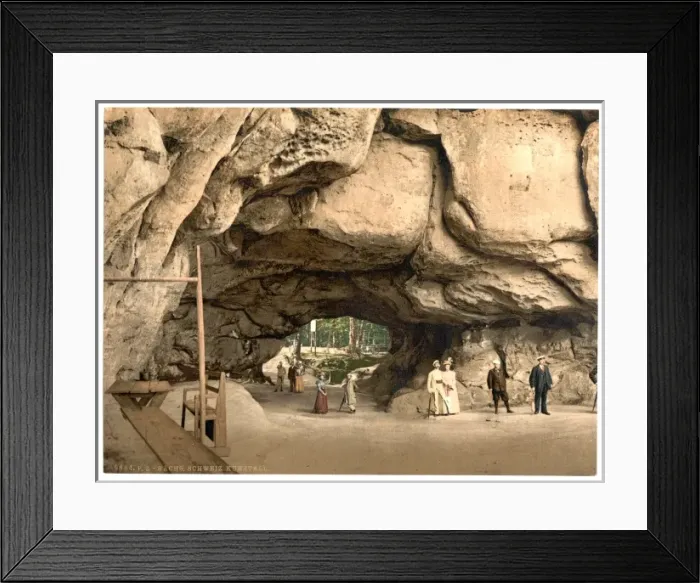 Framed Print : Kuhstall, Saxony, Germany Framed Print : Kuhstall, Saxony, Germany