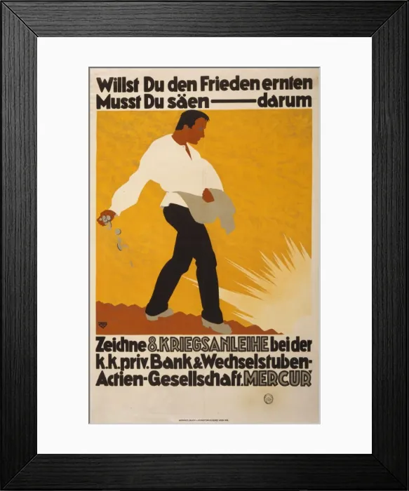 Framed Print : Willst du den Frieden ernten, musst du saen - darum zeichne Framed Print : Willst du den Frieden ernten, musst du saen - darum zeichne