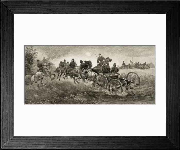 Framed Print : Going into action Framed Print : Going into action