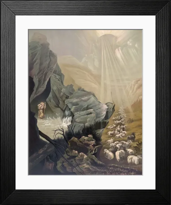 Framed Print : Ninety and nine or the lost sheep Framed Print : Ninety and nine or the lost sheep