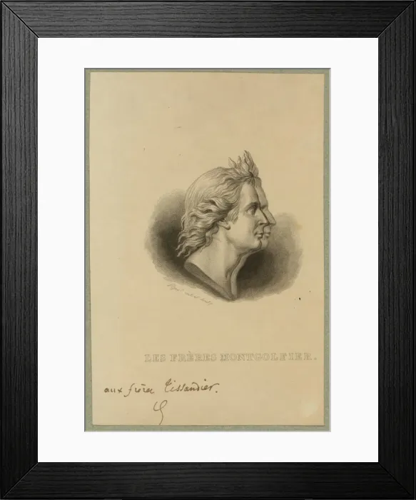 Framed Print : Les freres Montgolfier Les freres Montgolfier Framed Print : Les freres Montgolfier Les freres Montgolfier