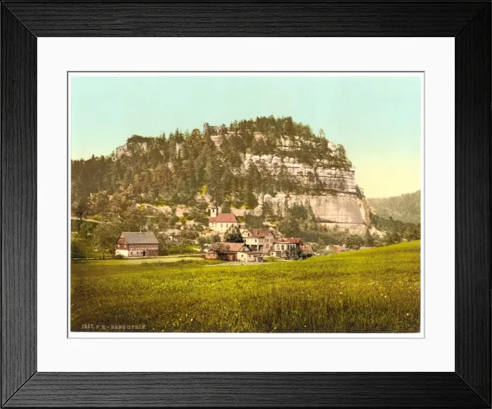 Framed Print : Mount Oybin, Zittau, Saxony, Germany Framed Print : Mount Oybin, Zittau, Saxony, Germany